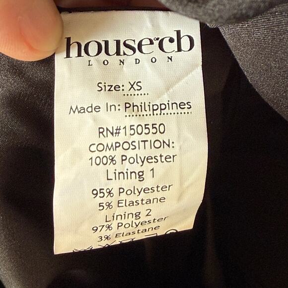 House of CB Charmaine Corset Dress in Black XS - Picture 10 of 13